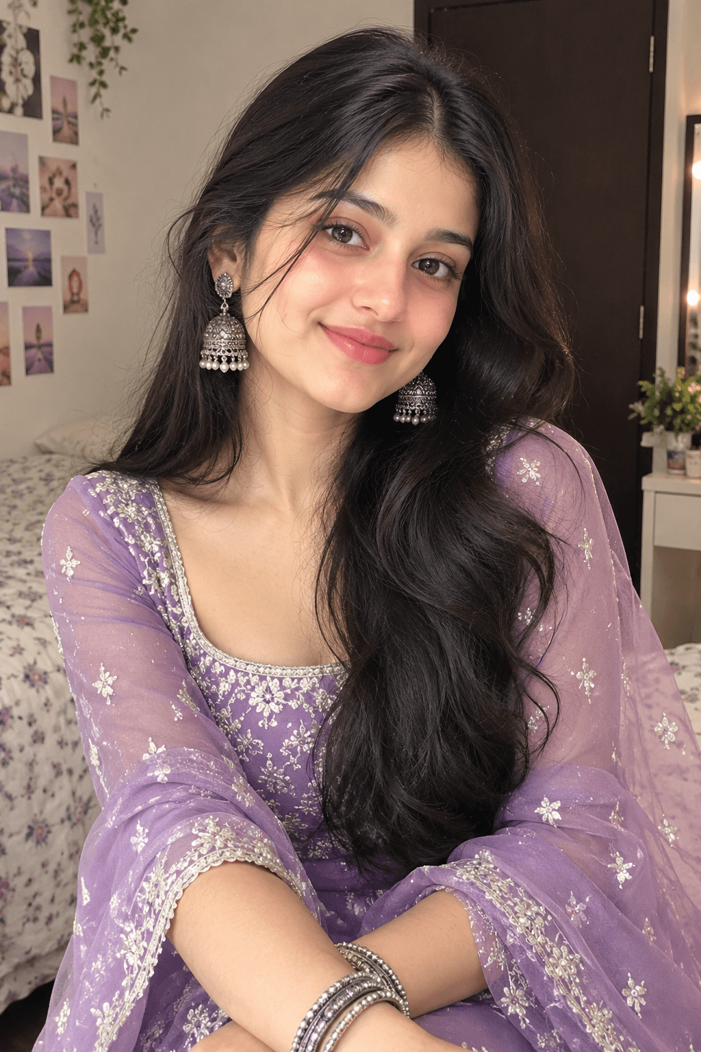 Original photo used for 💛 Golden Princess – Indian Doll Fantasy