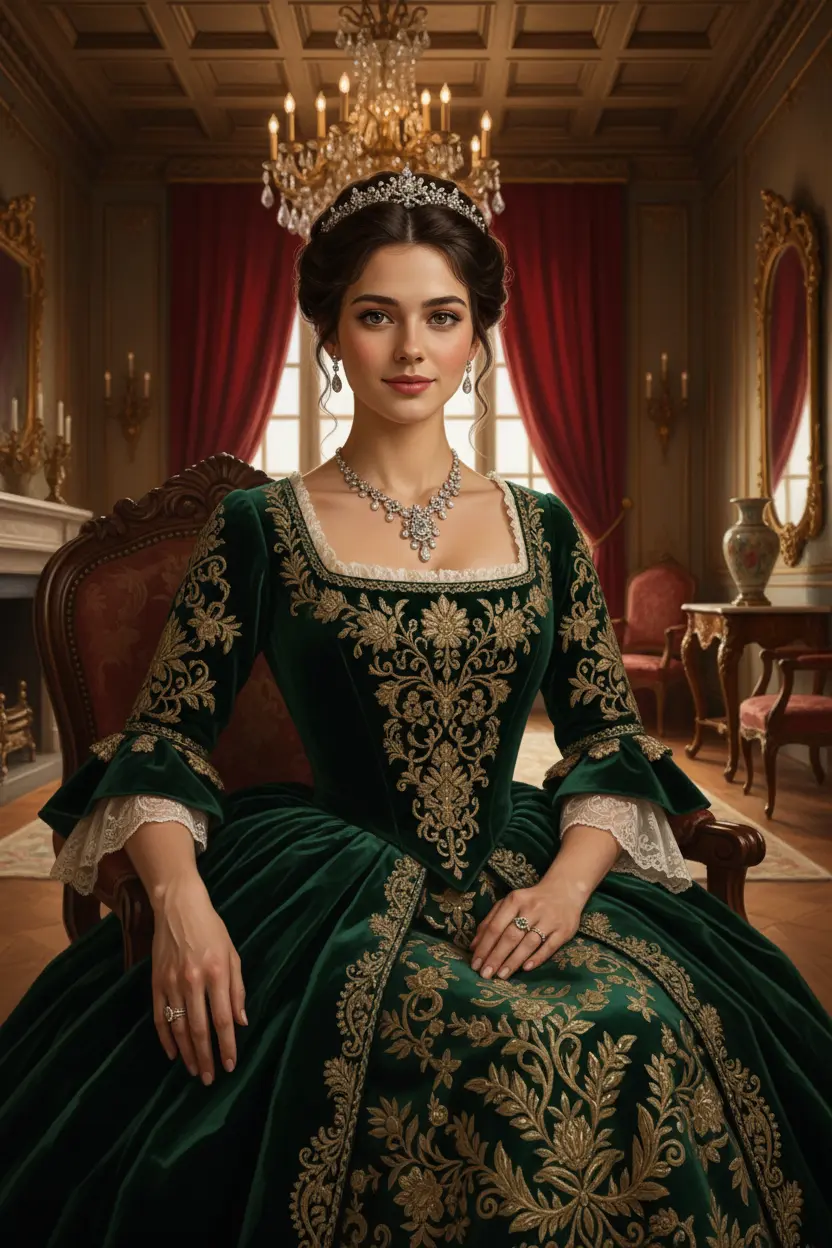 AI-generated example from Royal look AI photo prompts
