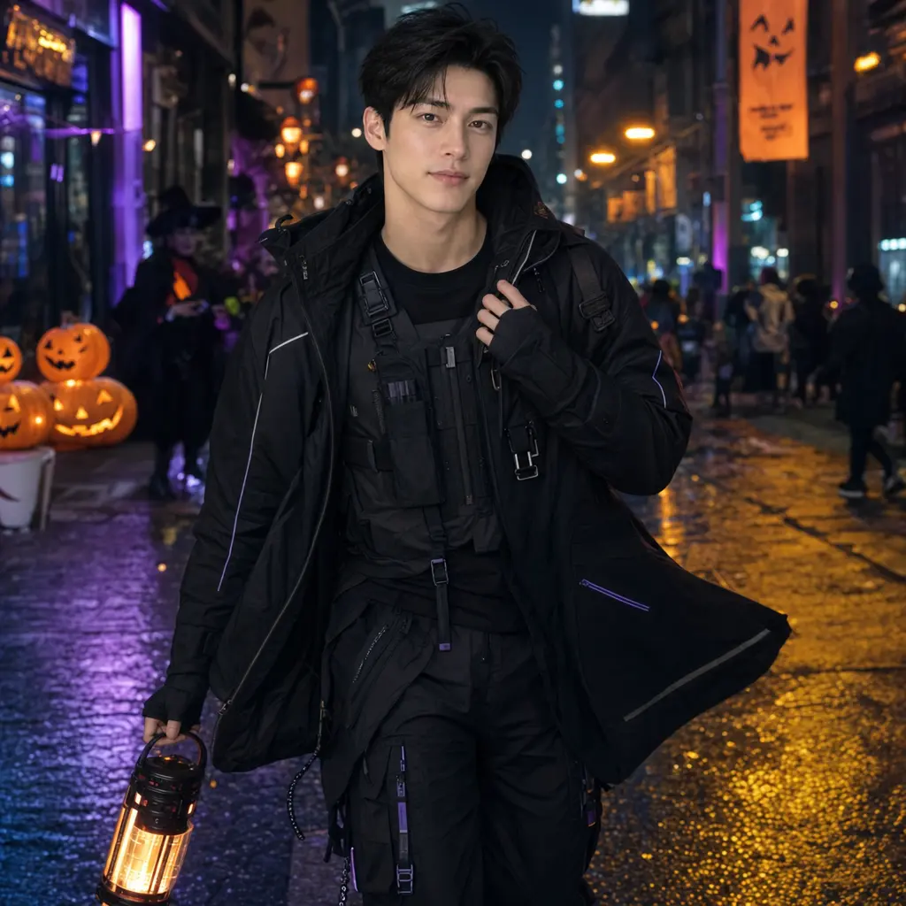 AI-generated example from Street style AI photo prompts