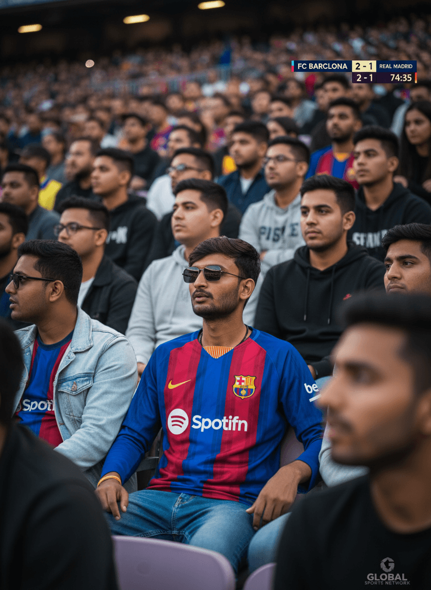 Caught in the Camp Nou Crowd