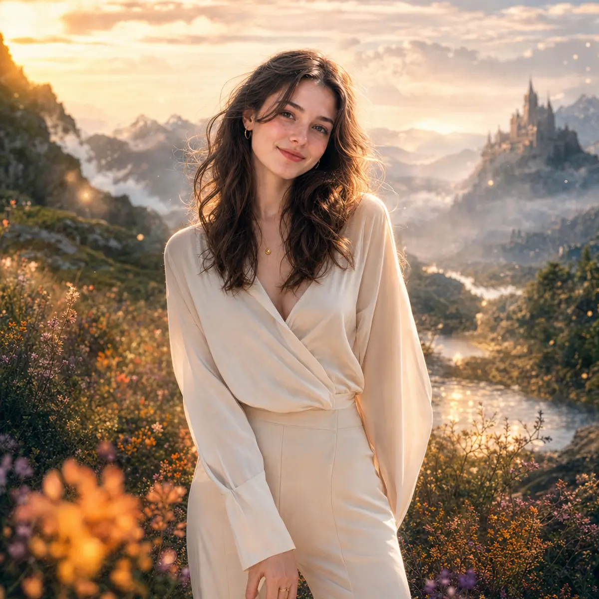 Cinematic Dream Portrait: AI-generated from the original photo
