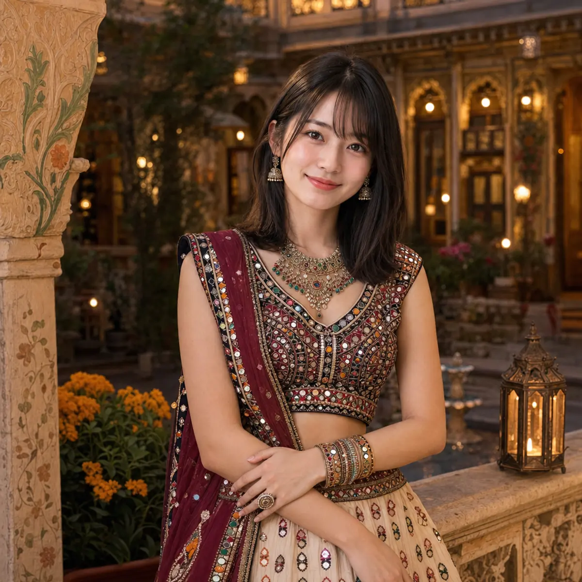 Traditional Look AI photo by Serene