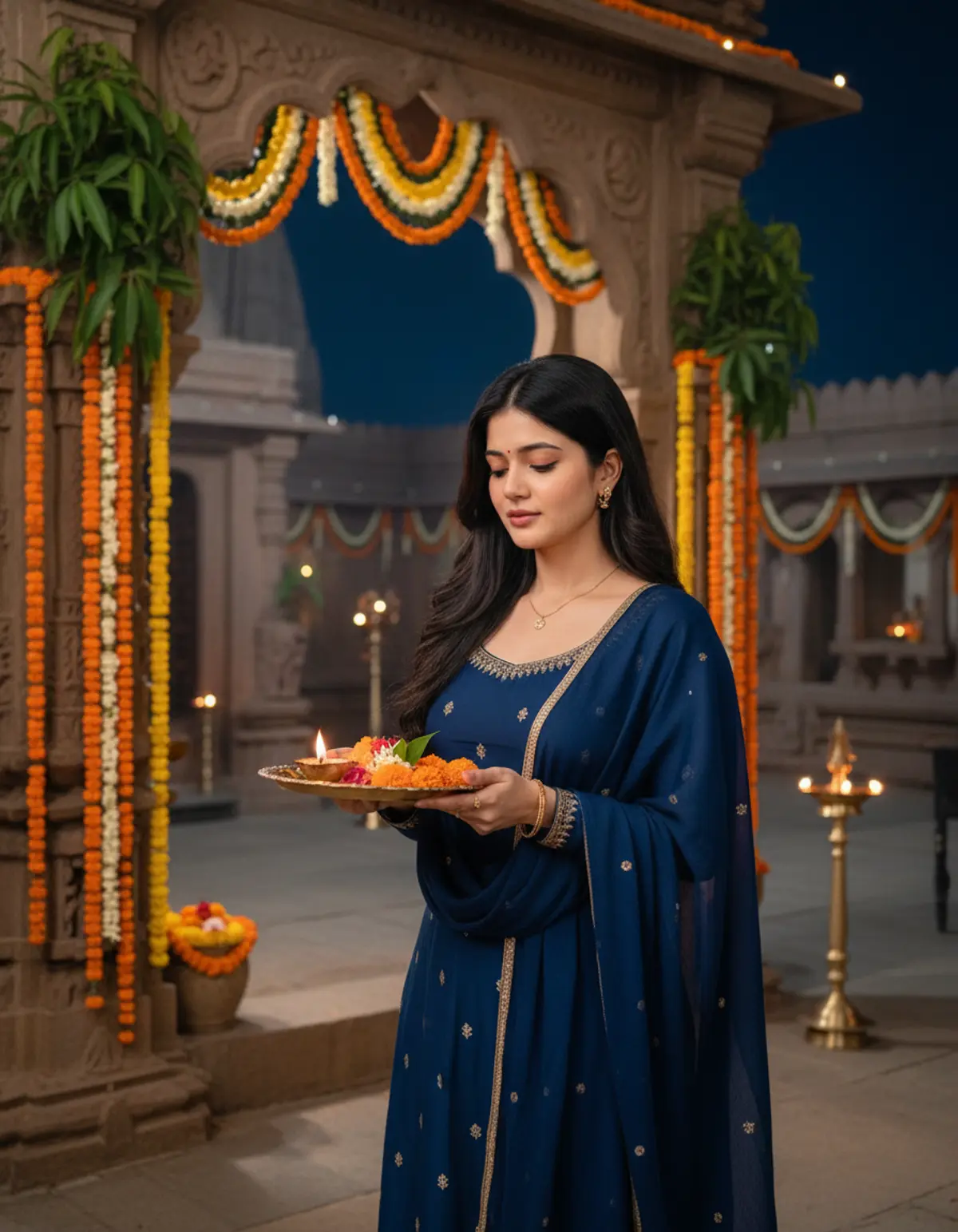 Maha Shivratri โ A Moment of Devotion ๐๏ธ๐ | Divine Peace AI photo by Serene