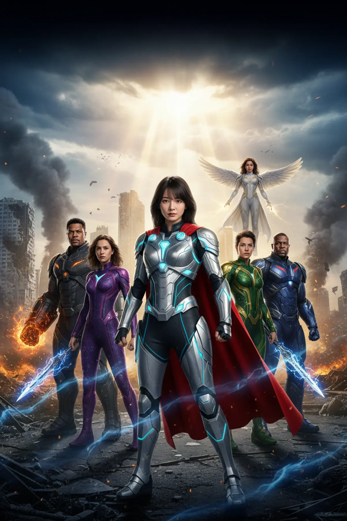 Rise of the Superhero Squad AI photo by Serene, example 1