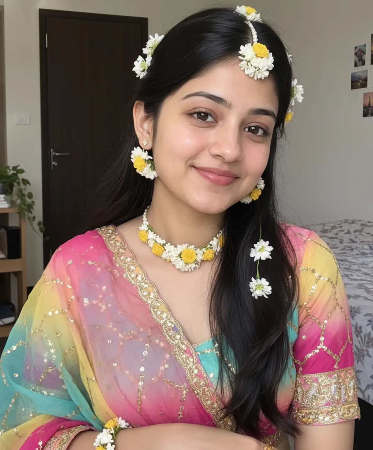 Radha Rani Floral AI photo by Serene