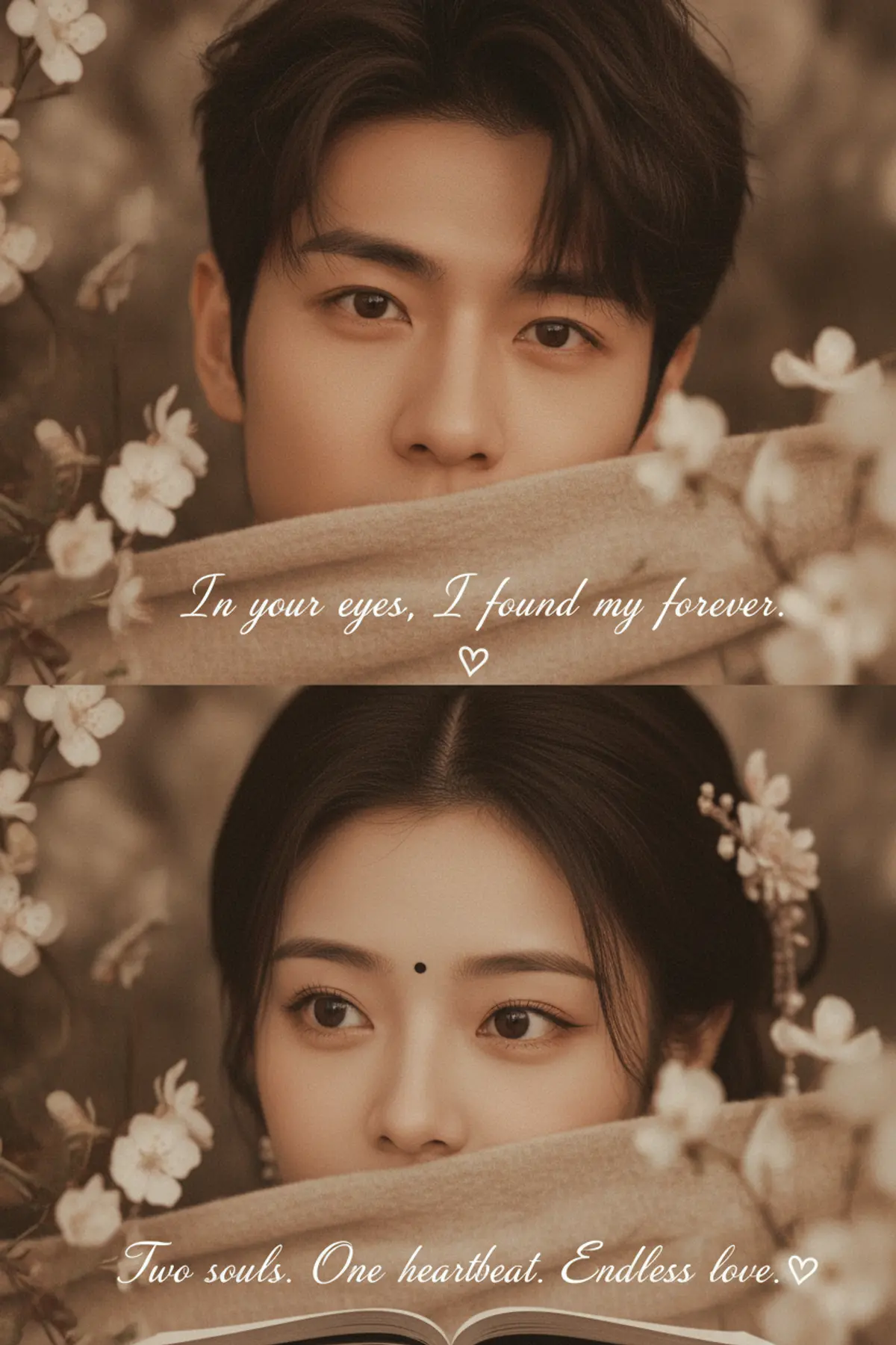 In Your Eyes, Forever: AI-generated from the original photo