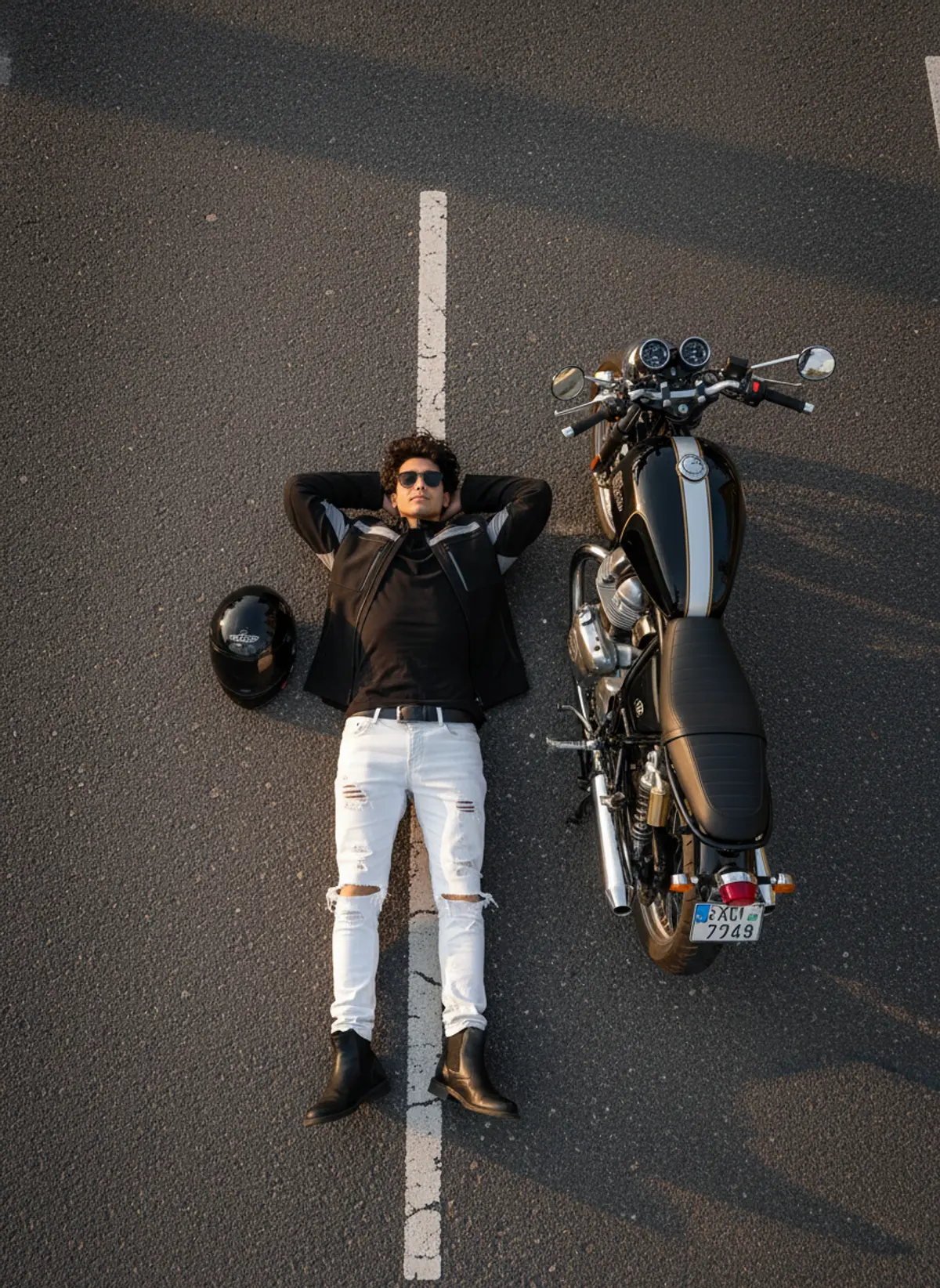 GT650 Rider: AI-generated from the original photo