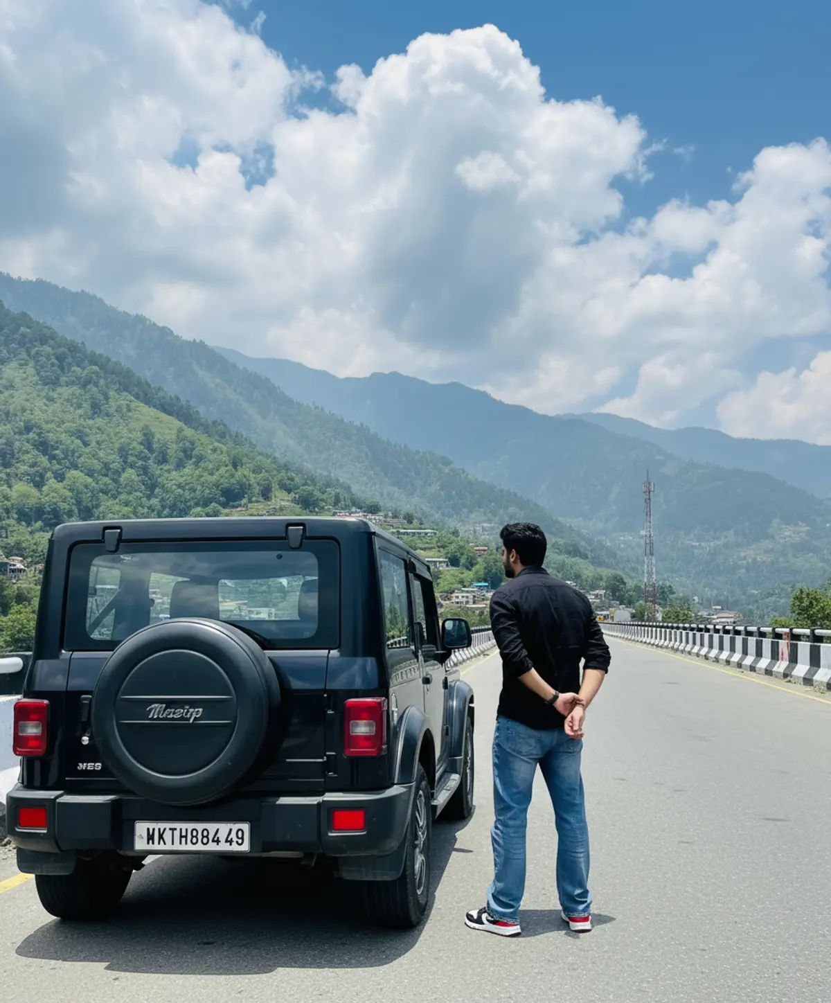 Mountain Highway Thar Adventure AI photo by Serene