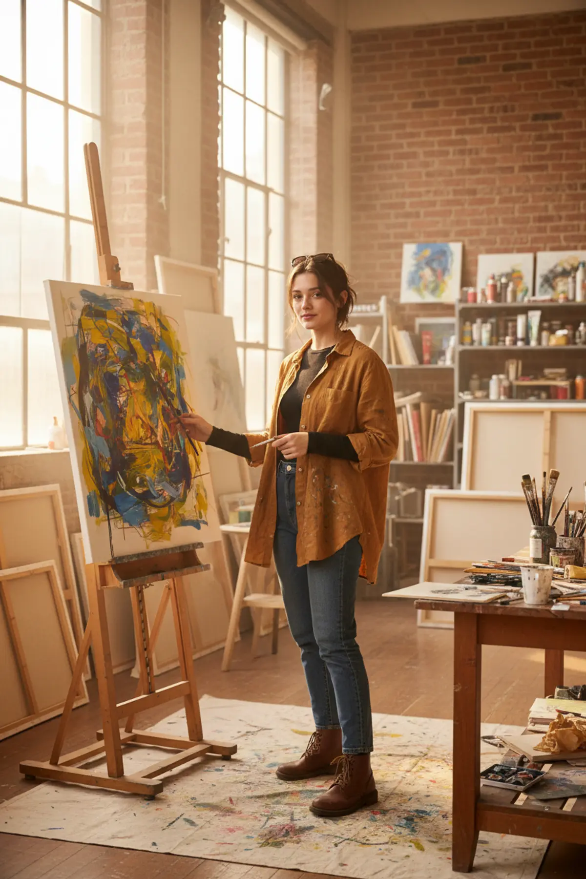 Creative Artist Studio: AI-generated from the original photo