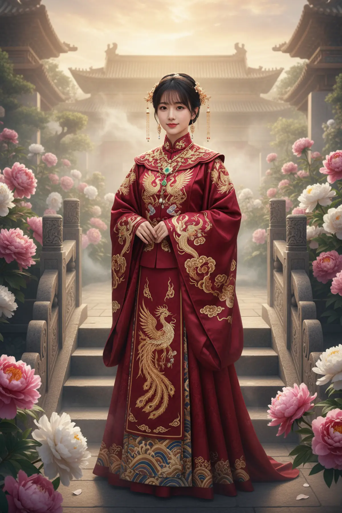 Chinese Imperial Princess: AI-generated from the original photo